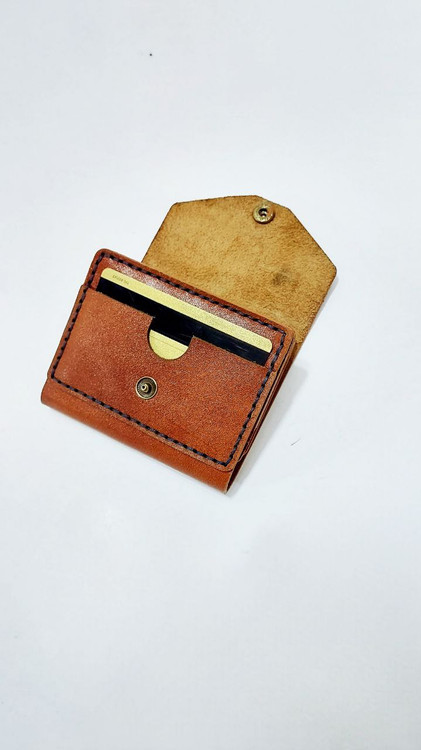 کیف پول جیبو مدل 2 چرمی دستدوز گاوی