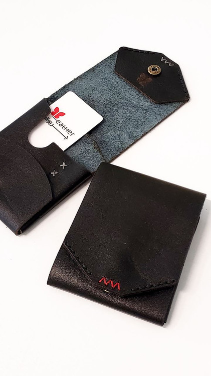 کیف پول جیبو مدل 1 چرمی دستدوز گاوی