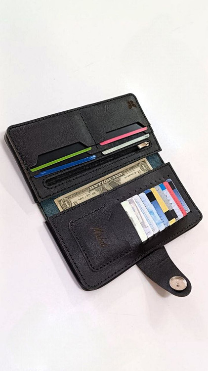 کیف پول همراه چرمی دوطرفه پیوند