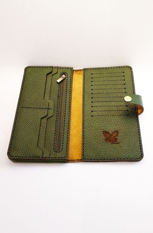 کیف پول همراه چرمی پیوند مدل یکطرفه