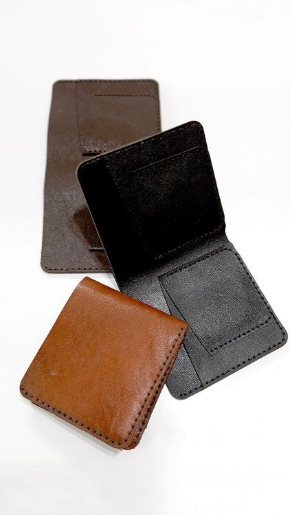 کیف پول جیبی چرمی پیوند مدل جیبگ