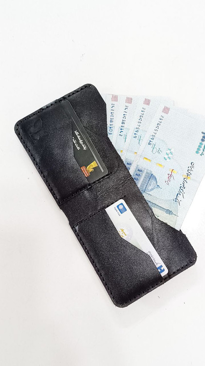 کیف پول جیبی چرمی پیوند مدل جیبگ