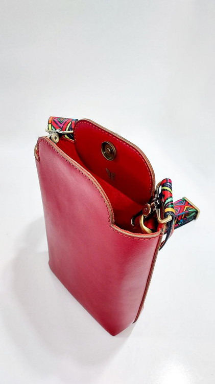 کیف دوشی چرمی راهین مدل Rahin Crossbody